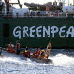 Faiza Oulahsen, Greenpeace Activist, Vrij Gelaten. Foto: Alex Carvalho, Flickr