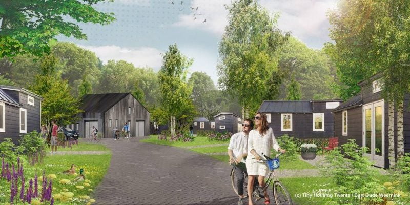 Gezocht: tiny house bewoners voor natuurgebied 3 Tiny Housing Twente