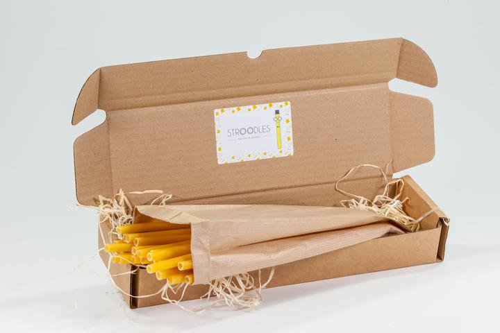 stroodles een alternatief van pasta voor het plastic rietje