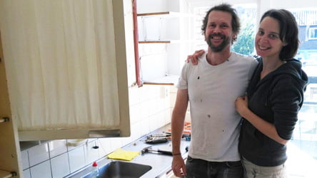 Lisa en Frank verbouwden hun keuken met duurzame en tweedehands materialen