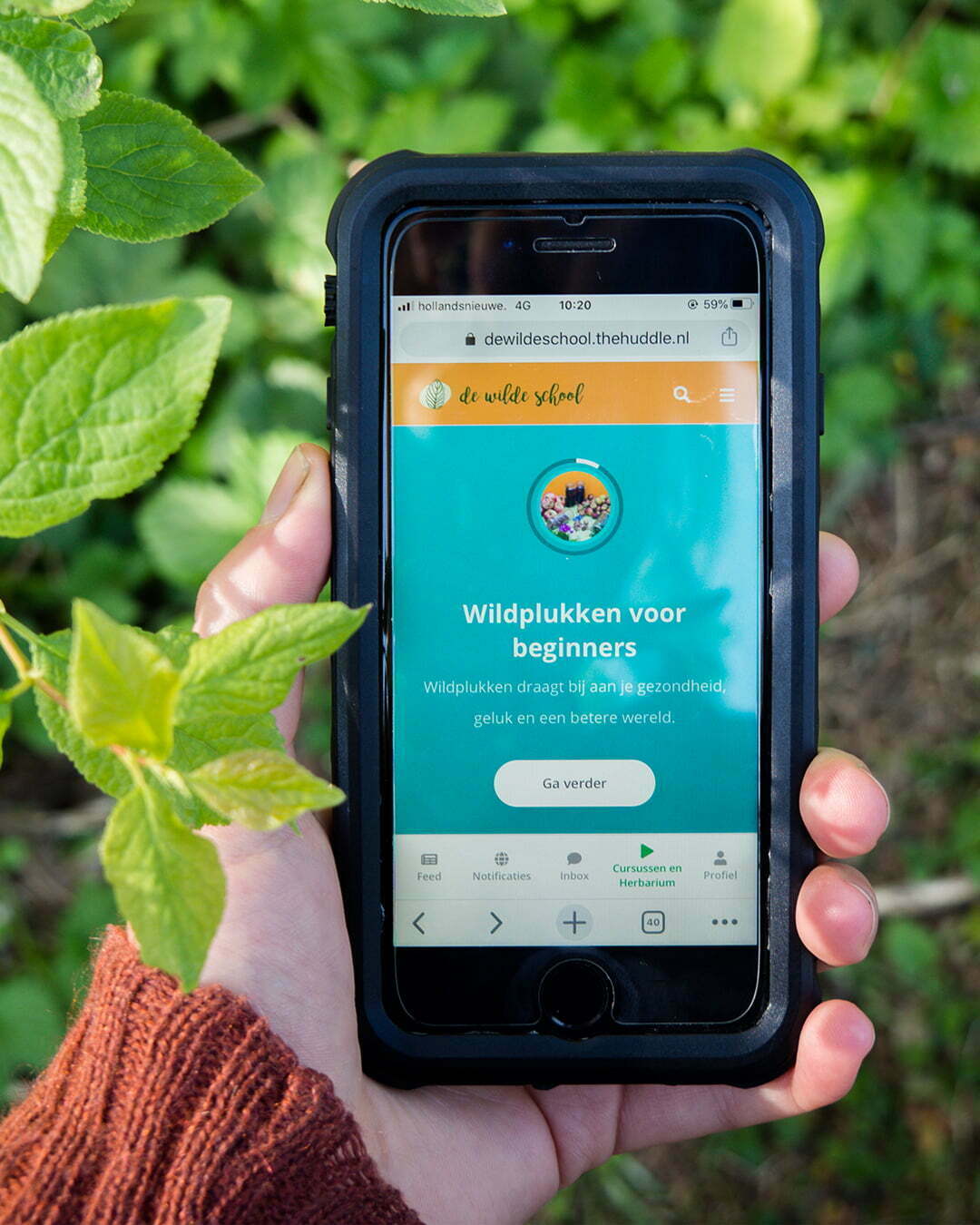 Marin heeft een wildplukschool 3 Wildplukschool