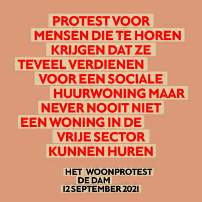 Stop de wooncrisis: het Woonprotest trekt aan de noodrem 2 Wooncrisis