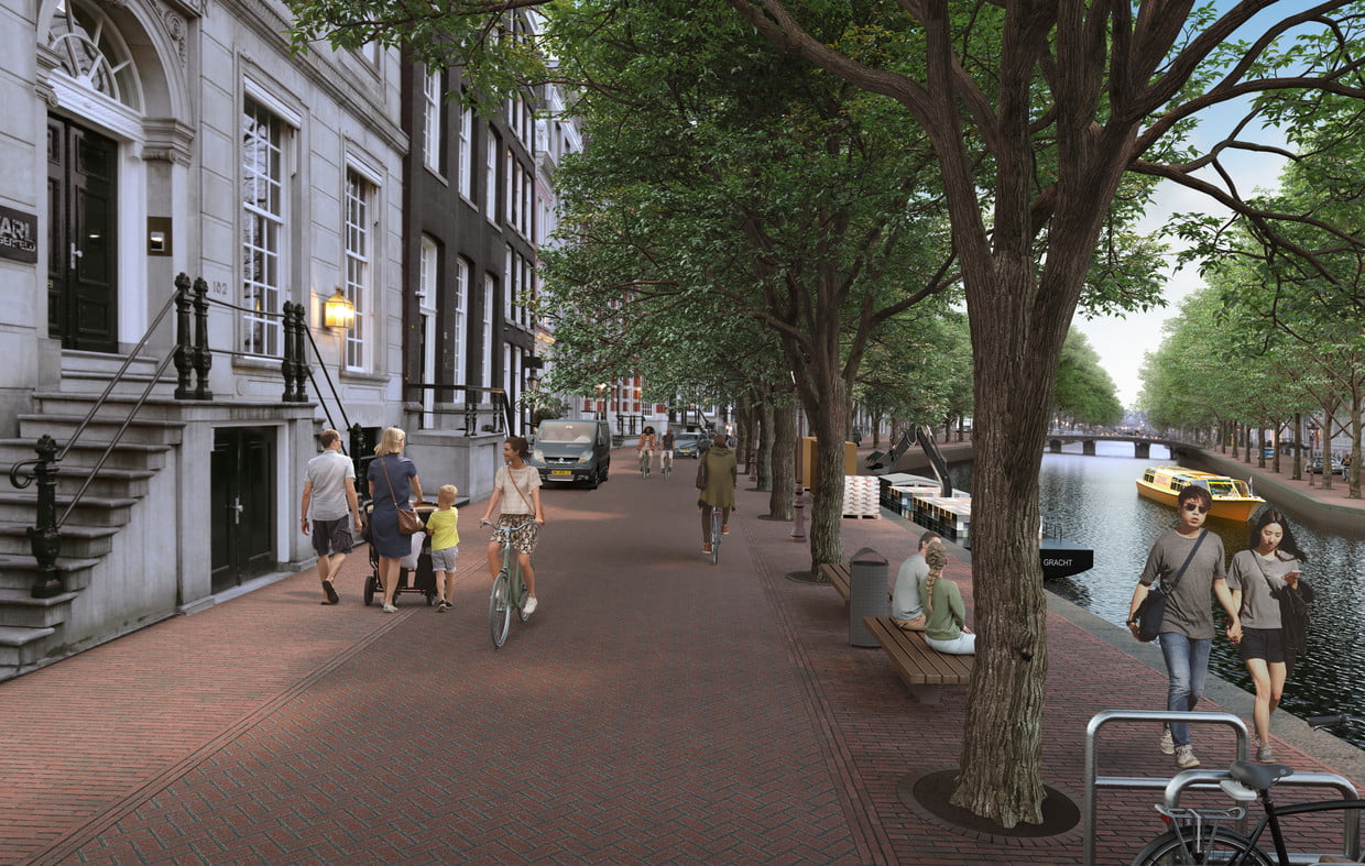 Wordt de Herengracht in Amsterdam straks autovrij? 2 Autovrij