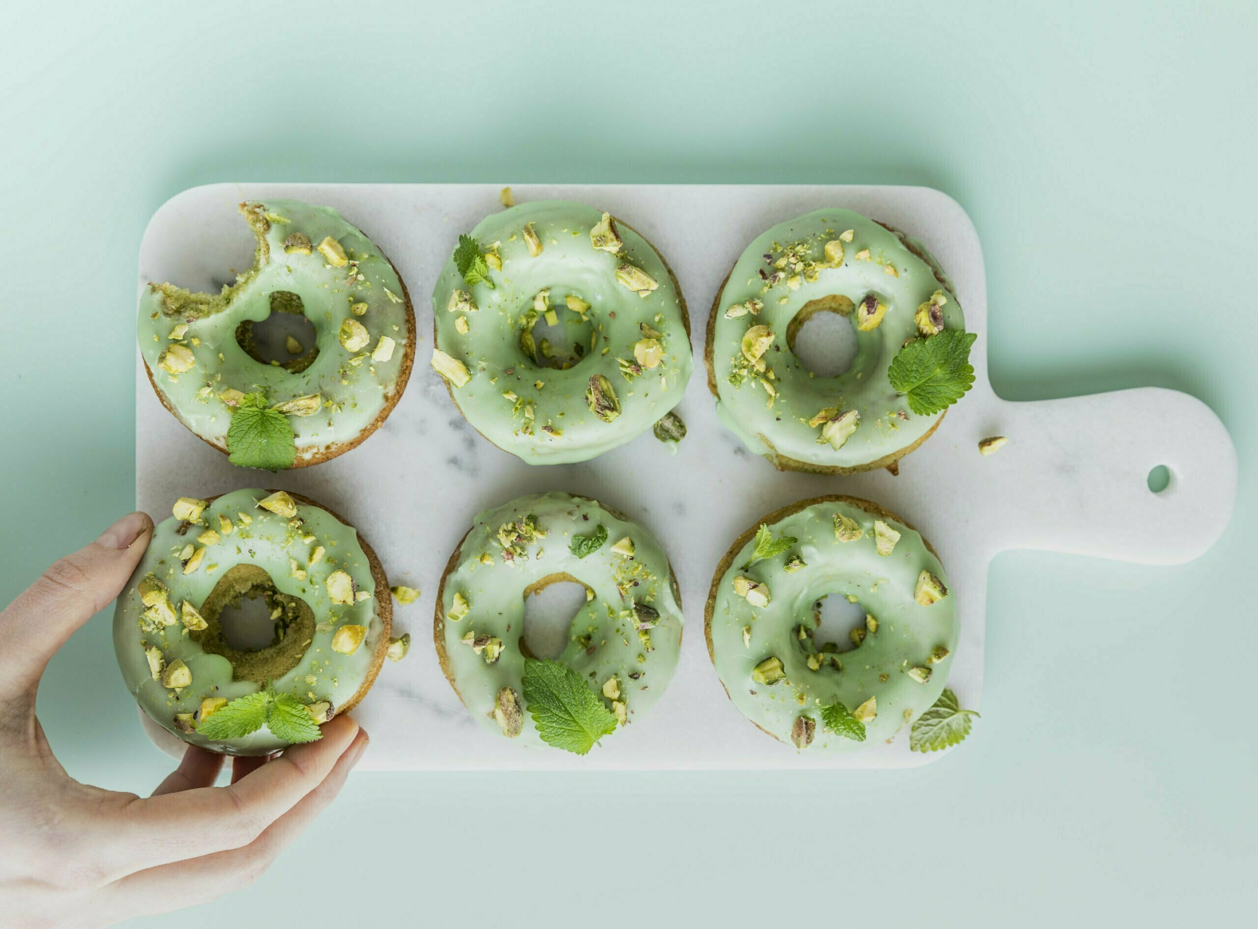 groene asperge donuts