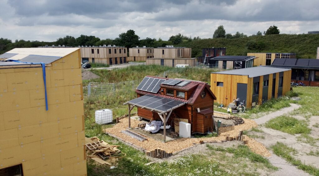 In Buurtschap te Veld in Eindhoven is nog plek voor tiny houses