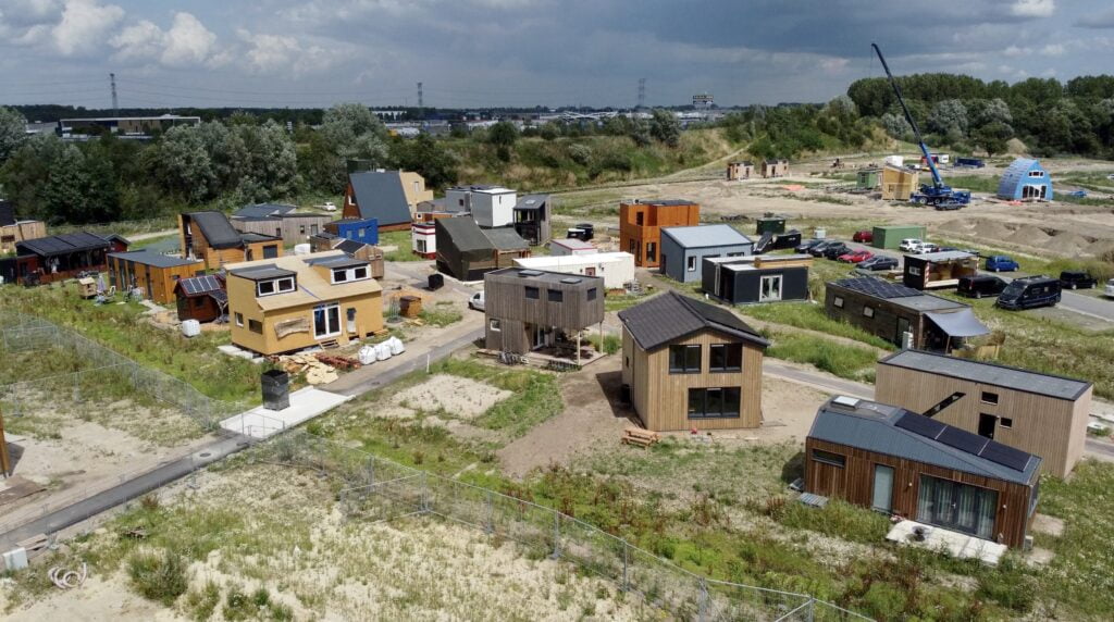 In Buurtschap te Veld in Eindhoven is nog plek voor tiny houses
